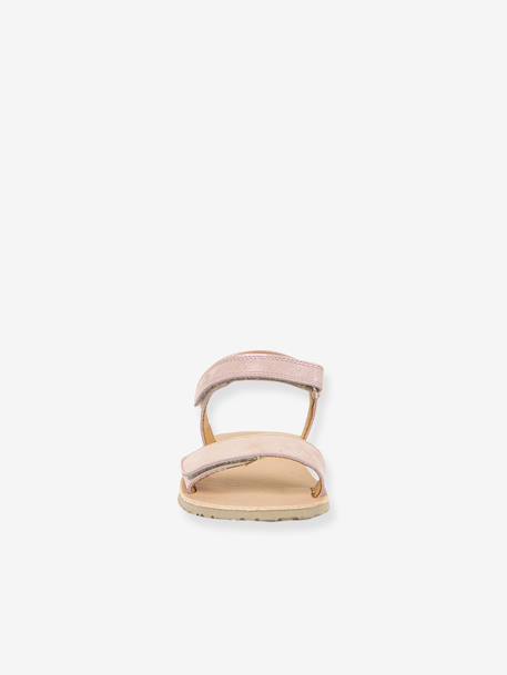 Barefootsandalen voor meisjes BAREFOOT FLEXY LIA FRODDO goud+marineblauw+rozen - vertbaudet enfant 