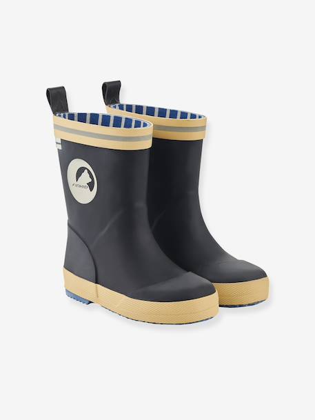Bottes en caoutchouc pour enfants VESI finkid jaune+marine+turquoise - vertbaudet enfant 