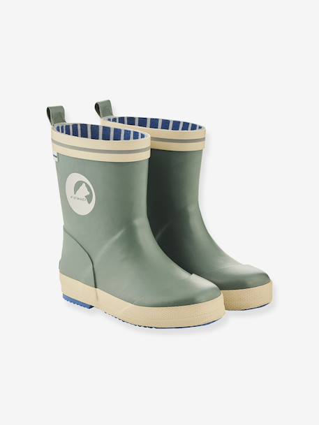 Bottes en caoutchouc pour enfants VESI finkid jaune+marine+turquoise - vertbaudet enfant 