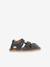 Gesloten blotevoetensandalen voor kinderen BAREFOOT FLEXY AVI FRODDO lichtgrijs+marineblauw - vertbaudet enfant 