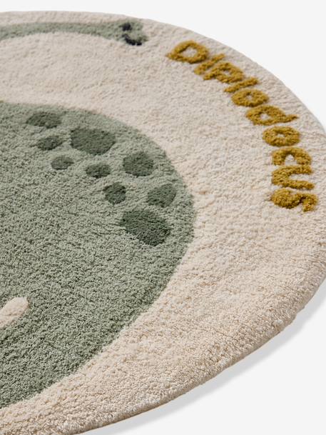 Tapis rond Dinosaure Minisaurus vert - vertbaudet enfant 