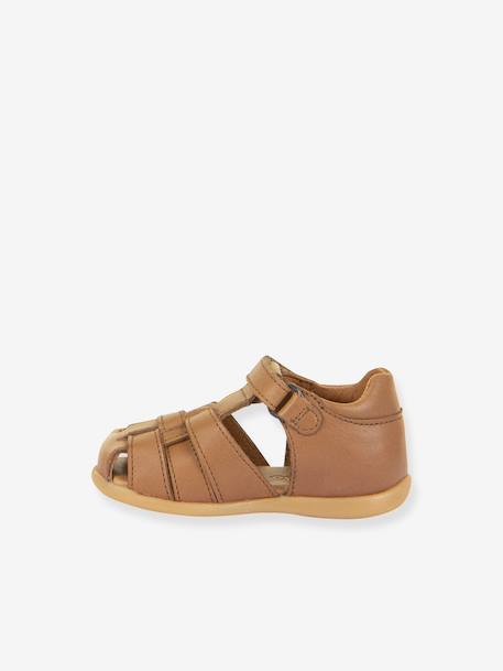 Gesloten sandalen voor kinderen DANY FRODDO bruin+marineblauw+rood - vertbaudet enfant 