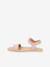 Sandales pieds nus pour filles BAREFOOT FLEXY LIA froddo marine+or+rose - vertbaudet enfant 