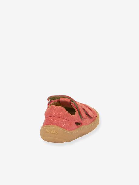 Barefootsandalen met bandjes voor kinderen BAREFOOT SANDAL FRODDO hemelsblauw+karamel+koraal+marineblauw - vertbaudet enfant 