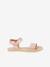 Sandales pieds nus pour filles BAREFOOT FLEXY LIA froddo marine+or+rose - vertbaudet enfant 