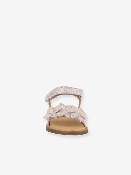Sandales en cuir pour fille LORE FLOWERS froddo bleu+bleu foncé+blush+lavande+or+rose doré+rouge+tomette - vertbaudet enfant 
