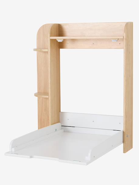 Table à langer murale avec rangement bois - vertbaudet enfant 