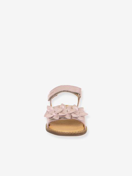 Sandales en cuir pour fille LORE FLOWERS froddo bleu+bleu foncé+blush+lavande+or+rose+rose doré+rouge+tomette - vertbaudet enfant 