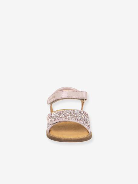 Leren sandalen voor meisjes LORE SPARKLE FRODDO rozen - vertbaudet enfant 