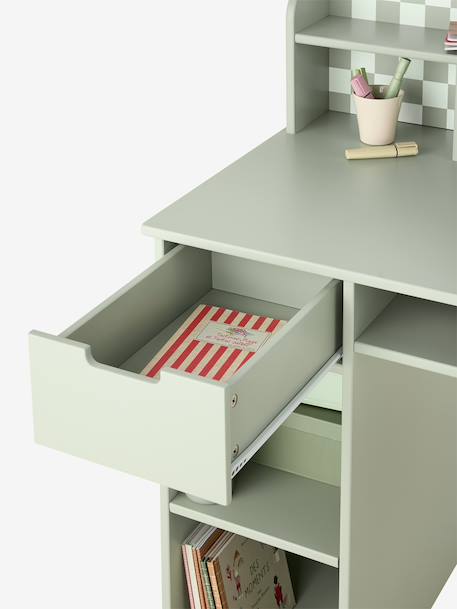 Damier kinderbureau groen - vertbaudet enfant 