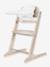 Chaise haute Iris 3-en-1 beige+blanc+noir - vertbaudet enfant 