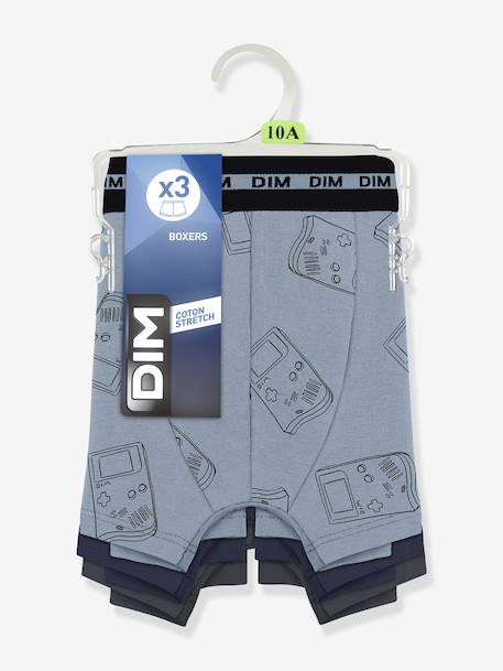 Lot de 3 boxers garçon motif gameboy Ecodim gris - vertbaudet enfant 