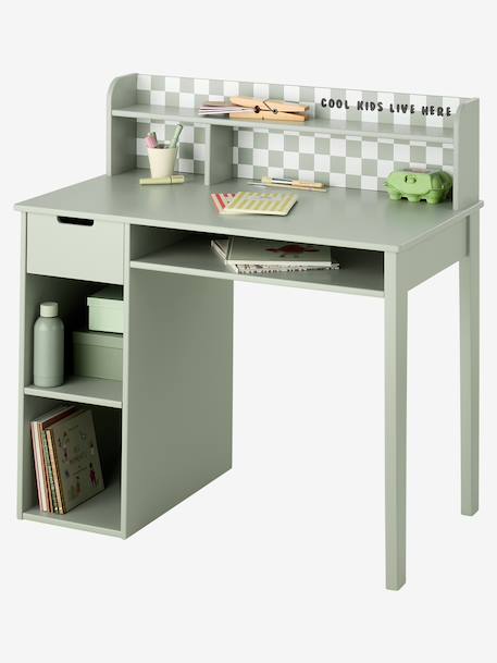 Bureau enfant Damier vert - vertbaudet enfant 