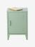 Table de chevet 1 porte en métal rose+vert - vertbaudet enfant 