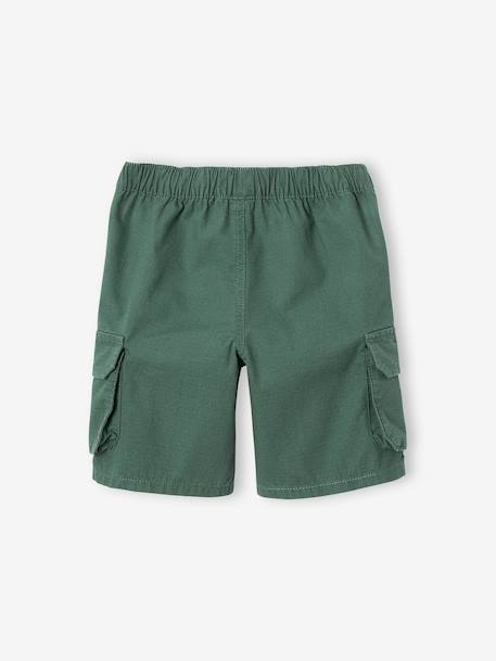 Bermuda style battle garçon vert sapin - vertbaudet enfant 