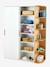Kast met 2 schuifdeuren + bibliotheek JAPI wit - vertbaudet enfant 