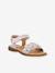 Sandales en cuir pour fille LORE FLOWERS froddo bleu+bleu foncé+blush+lavande+or+rose doré+rouge+tomette - vertbaudet enfant 