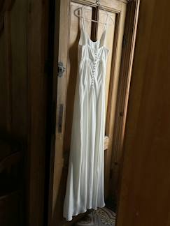 -Robe de mariée en crêpe grossesse ou femme collection mariage