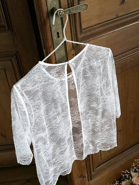 Blouse de mariée en dentelle grossesse ou femme collection mariage écru - vertbaudet enfant 