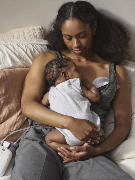 Tire-lait mains libres double Philips AVENT blanc - vertbaudet enfant 