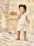 Baby set top + short in macramé vanille - vertbaudet enfant 