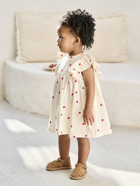 Bébé-Robe bébé en seersucker