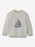 Sweater zeilboot baby biologisch katoen CYRILLUS ecru - vertbaudet enfant 
