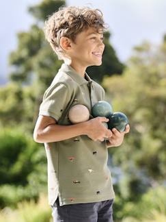 Garçon-T-shirt, polo, sous-pull-Polo-Polo garçon imprimé manches courtes