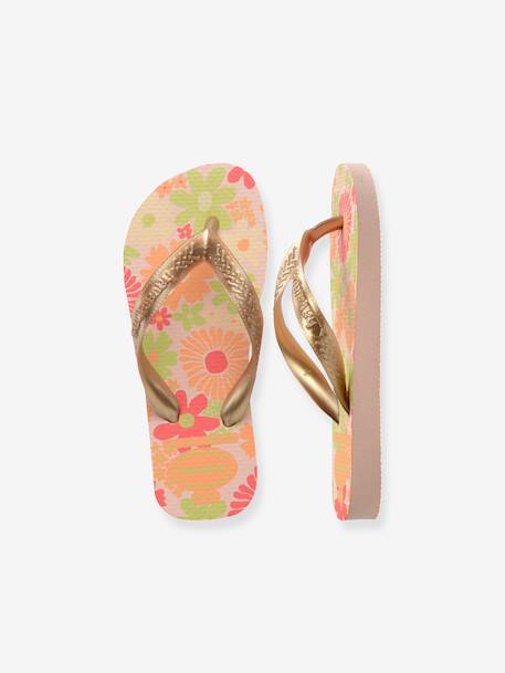 Teenslippers kids Flores Ballet HAVAIANAS goudbeige - vertbaudet enfant 
