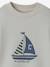 Sweater zeilboot baby biologisch katoen CYRILLUS ecru - vertbaudet enfant 