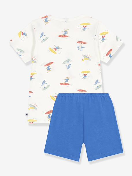 Pyjamacourt enfant motifs surfeurs blanc - vertbaudet enfant 