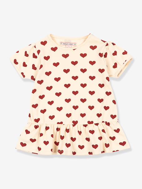 Tee-shirt bébé manches courtes rouge - vertbaudet enfant 