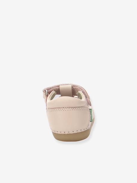 Sandalen van leer voor baby's Sushy 895233-10-131 KICKERS® rozen - vertbaudet enfant 