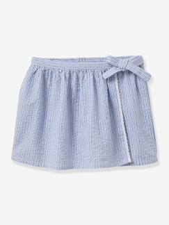 -Jupe-short en seersucker fille