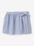 Rok-short van seersucker voor meisjes CYRILLUS blauw, gestreept - vertbaudet enfant 