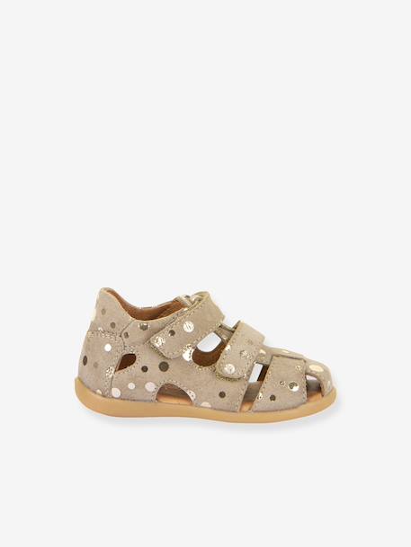Sandales fermées pour fille DALLAS froddo beige+marine - vertbaudet enfant 
