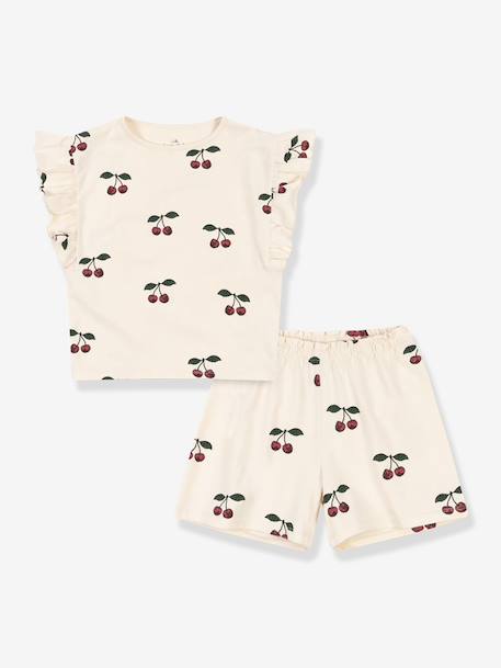 Bébé-Ensemble bébé tee-shirt et short Lin Frill Set Gots