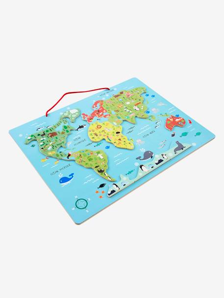 Magnetische puzzel Wereld meerkleurig - vertbaudet enfant 