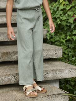 Meisje-Legging-Wijde legging met golvend effect voor meisjes