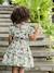Robe en gaze de coton imprimée fille vert sauge - vertbaudet enfant 
