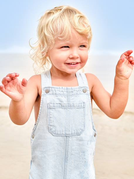 Combishort bébé garçon rayé rayé bleu - vertbaudet enfant 