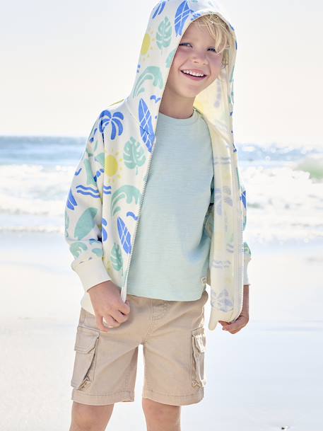 Short garçon battle facile à enfiler beige+marine+menthe - vertbaudet enfant 