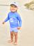 Badpak baby T-shirt anti-UV + shorty blauw - vertbaudet enfant 