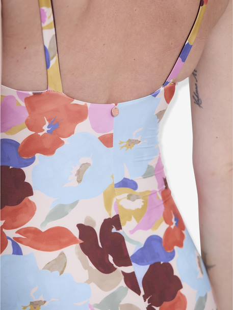 Zwangerschaps- en voedingsbadpak Gloria CACHE COEUR VERT CLAIR UNI - vertbaudet enfant 