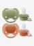 Lot 2 sucettes Ultra Soft 18 mois orange - vertbaudet enfant 