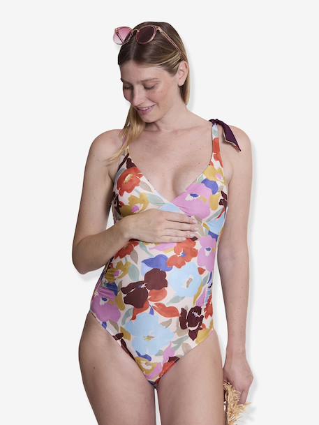 Maillot de bain de grossesse et allaitement Gloria VERT CLAIR UNI - vertbaudet enfant 