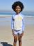 Badpakset voor jongens T-shirt met UV-bescherming + shorty blauw - vertbaudet enfant 