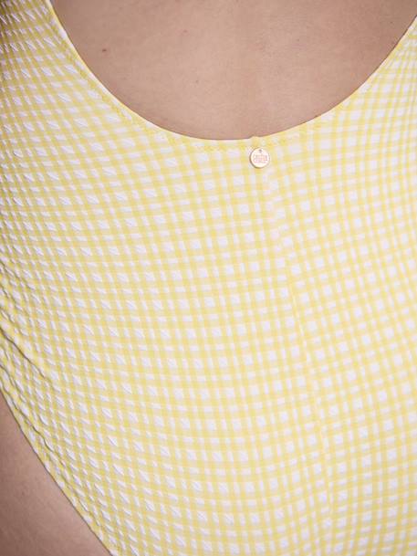 Zwangerschapsbadpak Marty CACHE COEUR geel - vertbaudet enfant 