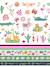 Creatief blok, 27 vellen SWEET SAFARI FOLIA meerkleurig - vertbaudet enfant 