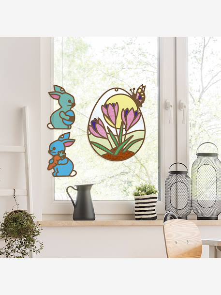 Creatieve set 'raamfoto's', 11 motieven SPRINGTIME FOLIA meerkleurig - vertbaudet enfant 